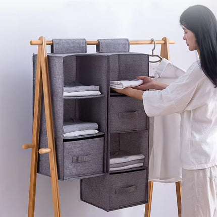 Hanging Storage Bag Closet Drawer Organizer