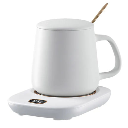 USB Coffee Mug Warmer for Desk – Auto Shut Off, 3 Temp Settings for Tea & Milk
