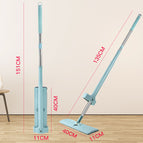 Flat Mop Upgraded 40cm / Mop Set 2 Pieces Of Cloth