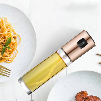 Leakproof BBQ Oil & Vinegar Sprayer – Push Pump Bottle for Cooking & Kitchen Use