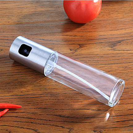 Leakproof BBQ Oil & Vinegar Sprayer – Push Pump Bottle for Cooking & Kitchen Use