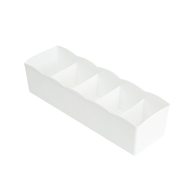 Stackable Divided Drawer Storage Organizer Box