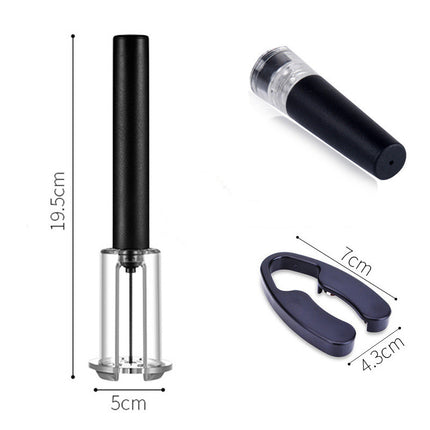 Compact Air Pump Wine Bottle Opener & Stainless Steel Cork Remover