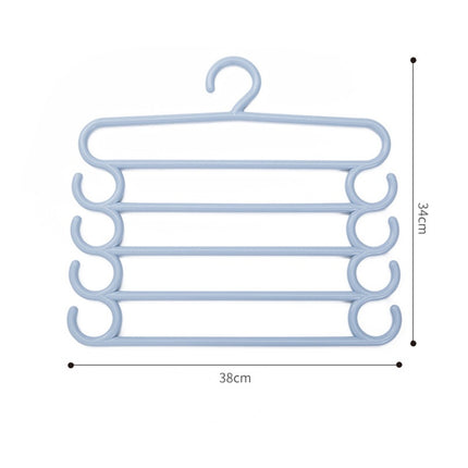 Stainless Steel Multi-Layer Pants Hanger – Space-Saving Closet Storage Rack