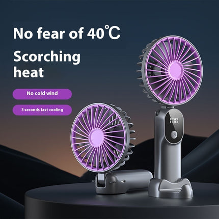 Portable USB Charging Folding Handheld Mini Fan Desktop Little Fan