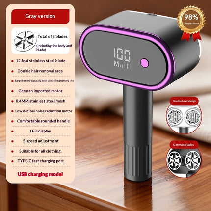 LED Digital Display USB-Rechargeable Lint Remover