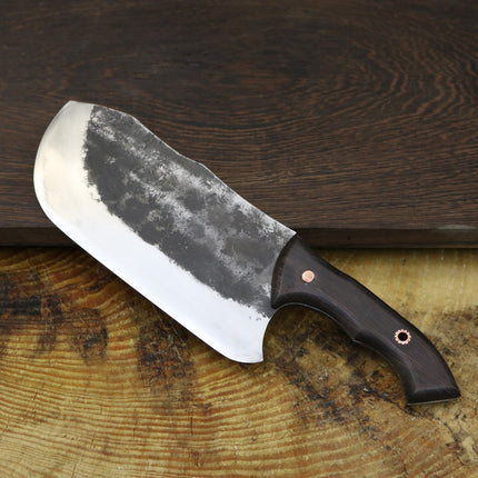 Traditional hand-forged round head chopper