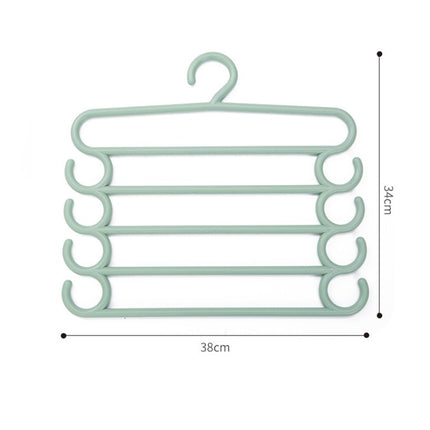 Stainless Steel Multi-Layer Pants Hanger – Space-Saving Closet Storage Rack