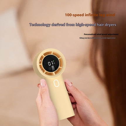 USB Rechargeable Handheld & Desktop High-Speed Turbo Fan