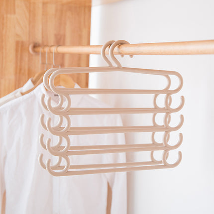 Stainless Steel Multi-Layer Pants Hanger – Space-Saving Closet Storage Rack