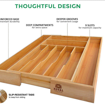 Drawer partition with groove