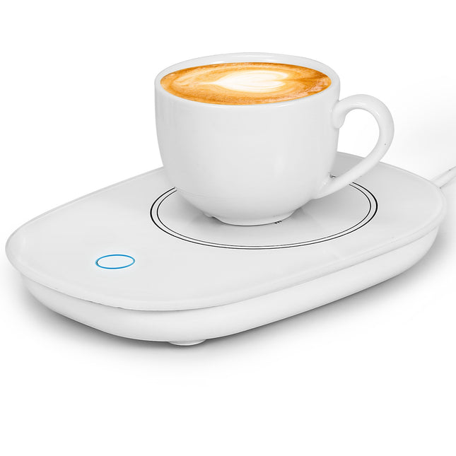 1Pc Electric Coffee Mug Warmer – Auto Shut Off Beverage Heater Pad for Coffee, Tea & Milk | Office & Home Desk Use