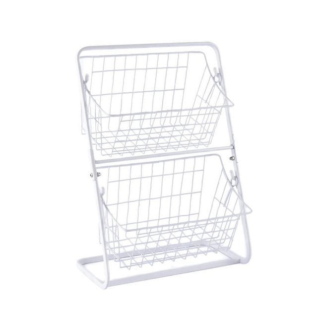2-Tier Kitchen Fruit & Spice Storage Rack