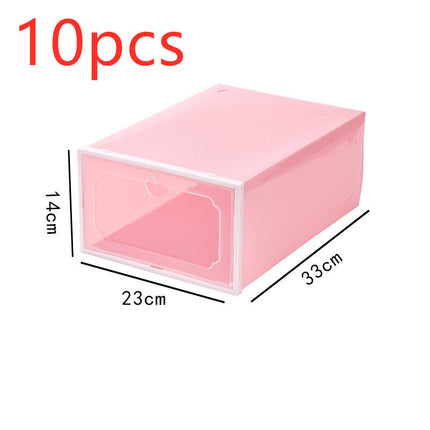 Folding drawer shoe box