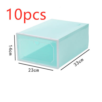 Folding drawer shoe box