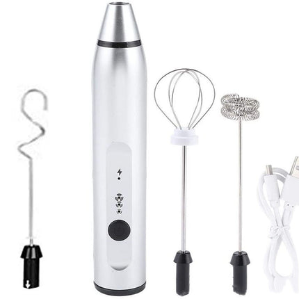 Rechargeable Electric Milk Frother & Automatic Egg Beater Blender