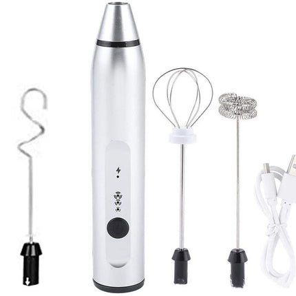 Rechargeable Electric Milk Frother & Automatic Egg Beater Blender