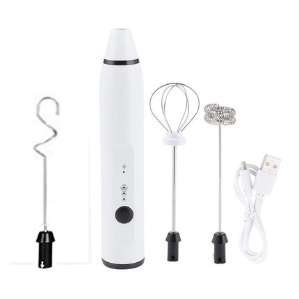 Rechargeable Electric Milk Frother & Automatic Egg Beater Blender