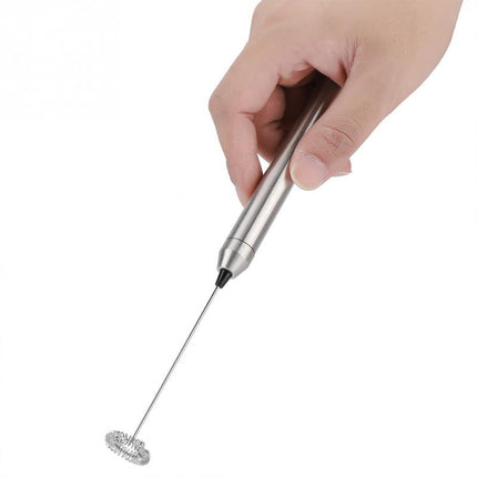 Stainless Steel Electric Milk Frother with Brac