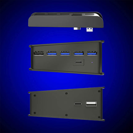 PS5 USB Hub Multi-Function Host Converter – High-Speed Transmission