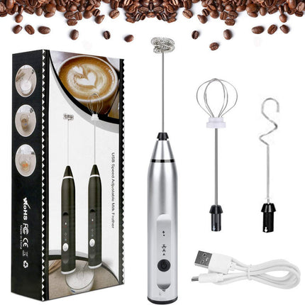 Rechargeable Electric Milk Frother & Automatic Egg Beater Blender
