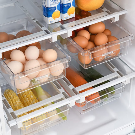 Transparent Refrigerator Organizer Drawer – Kitchen Storage Basket