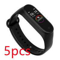Waterproof Smart Fitness Bracelet – Heart Rate & Blood Pressure Tracker