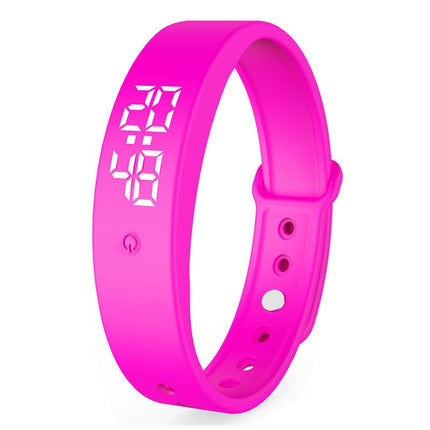 V9 Smart Bracelet – Body Temperature Monitor, Smart Band & Vibration Clock