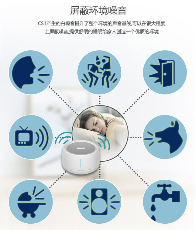 Sleep Therapy Sound Machine – Insomnia Relief & Physiotherapy Sleeping Helper