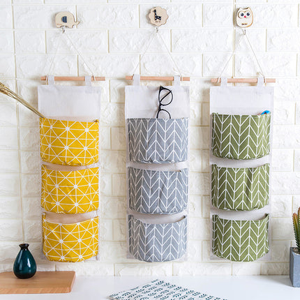 Wall Hanging Storage Organizer Bags for Kitchen, Bathroom & Home
