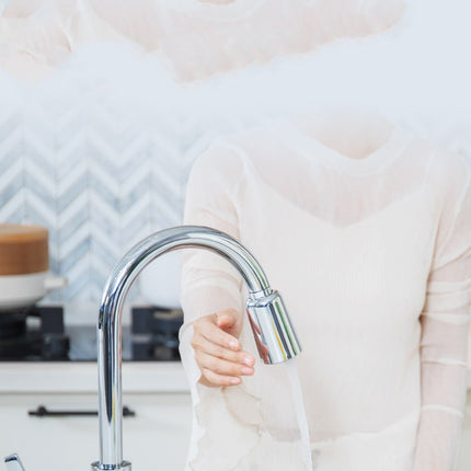 Intelligent Sensor Hot and Cold Water-Saving Kitchen Faucet