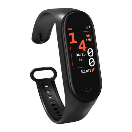 Waterproof Smart Fitness Bracelet – Heart Rate & Blood Pressure Tracker