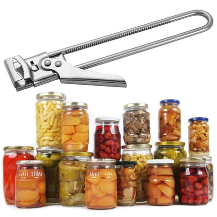 Multifunctional Adjustable Stainless Steel Jar & Bottle Opener
