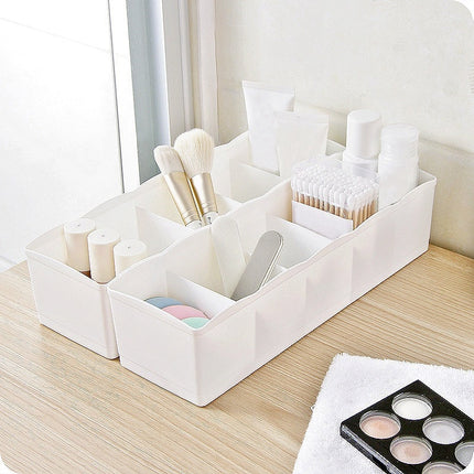Stackable Divided Grid Plastic Drawer Storage Box