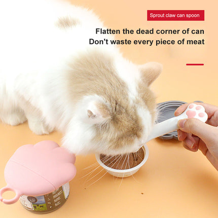 Multifunction Pet Food Spoon & Can Opener for Cats and Dogs