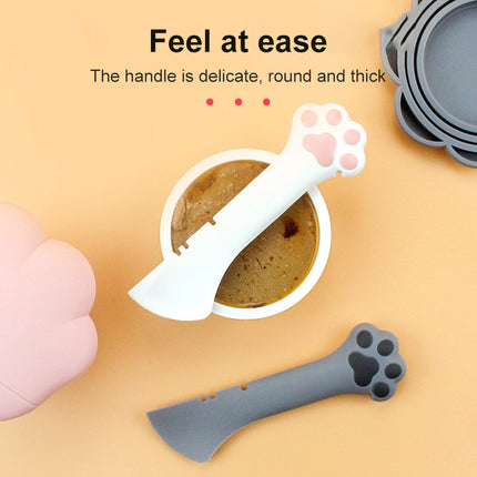 Multifunction Pet Food Spoon & Can Opener for Cats and Dogs