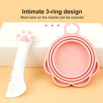 Multifunction Pet Food Spoon & Can Opener for Cats and Dogs