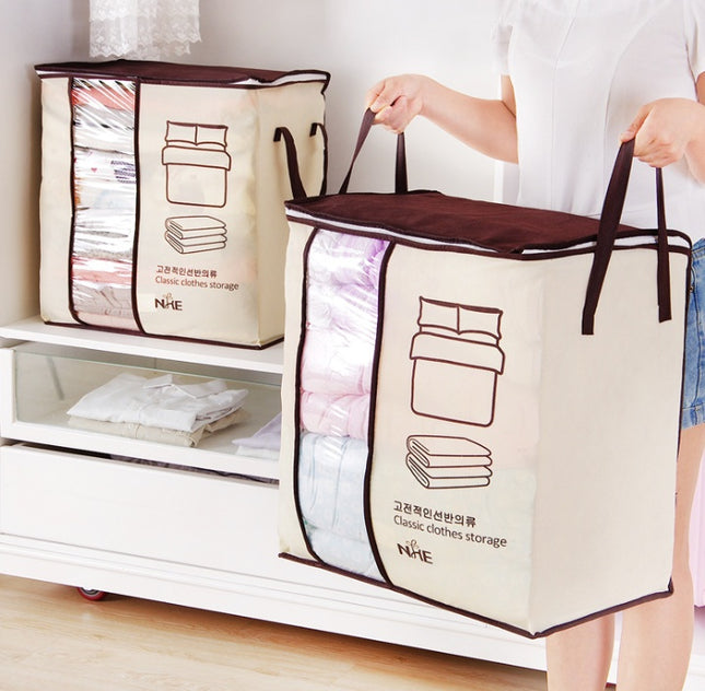 Foldable Under-Bed Clothes & Quilt Storage Organizer