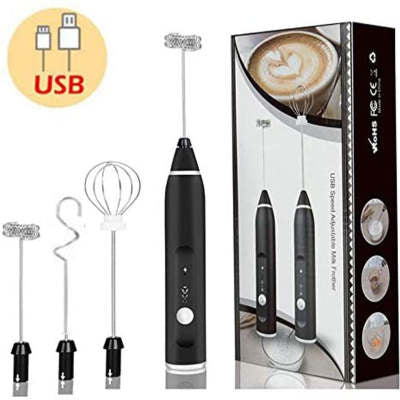 Rechargeable Electric Milk Frother & Automatic Egg Beater Blender