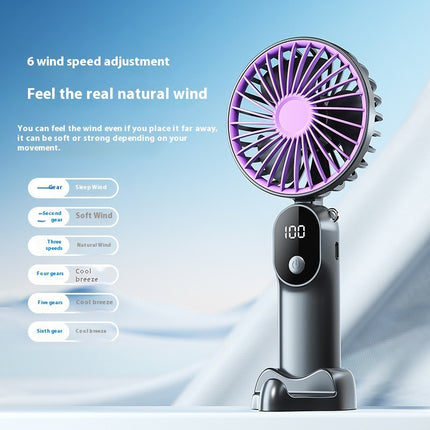 Portable USB Charging Folding Handheld Mini Fan Desktop Little Fan