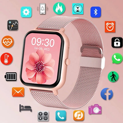 ZL54C Smart Watch with AI Voice Assistant, Heart Rate, Blood Oxygen & Sleep Monitoring