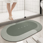 Green oval / 40cmx160cm