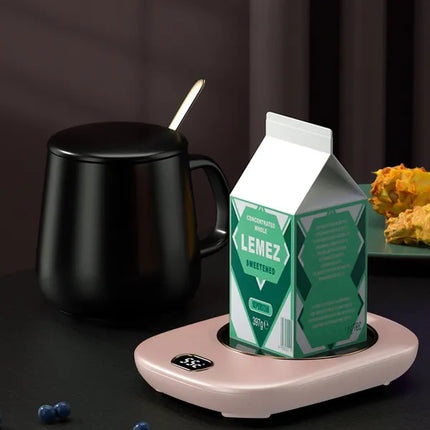 USB Mug Warmer for Desk – 3 Temp Settings & Auto Shut-Off