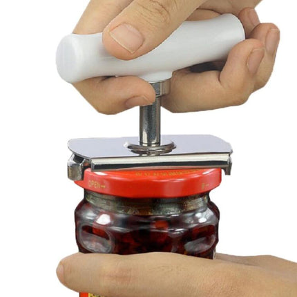 Stainless Steel Adjustable Jar & Can Opener Manual Lid Remover Tool