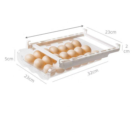 Adjustable Refrigerator Storage Rack – Pull-Out Kitchen Organizer Shelf for Fridge & Freezer
