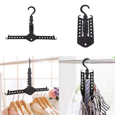 Minimalist Multifunctional Folding Hanger Rack – Space-Saving Closet Organizer