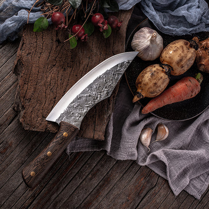 Forged Stainless Steel Meat Deboning Chopper – Manganese Steel Butcher Knife
