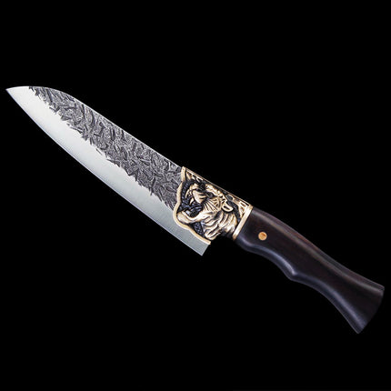 Hammer pattern chopper kitchen knife
