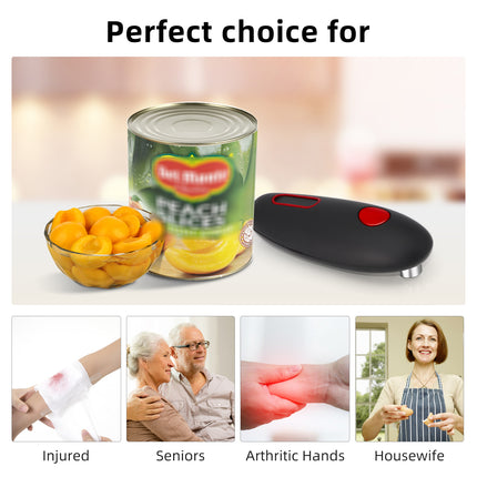 Cordless Automatic Electric Can & Bottle Opener – One-Touch Kitchen Tool