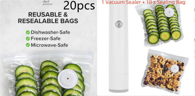 Mini Household Automatic Vacuum Food Saver Sealer with Air-Pumping Device